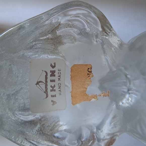 Vintage Viking Glass Praying Boy and Girl Bookends - Picture 5 of 11